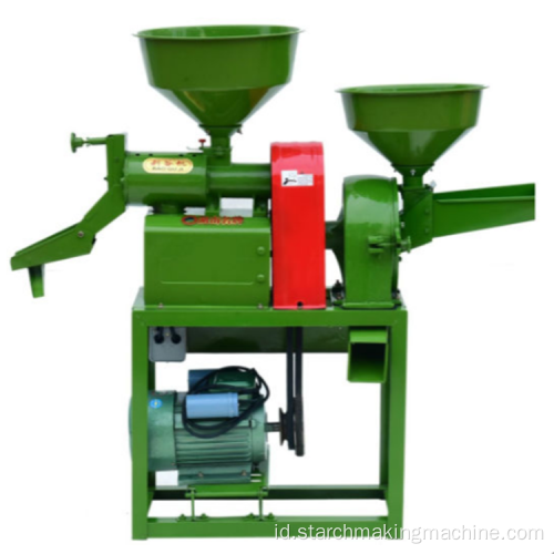 1 ton pabrik mesin penggilingan padi otomatis tanaman padi